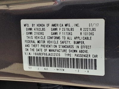 2018 Acura TLX 3.5L SH-AWD w/A-SPEC Pkg