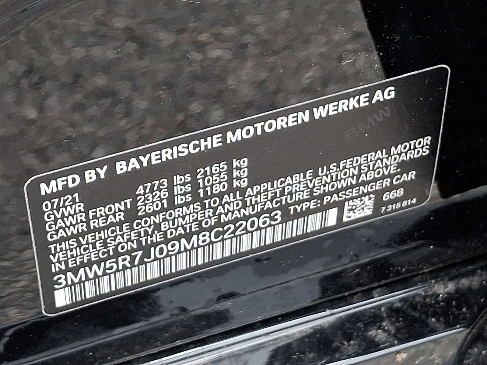 2021 BMW 3 Series 330i xDrive Sedan North America