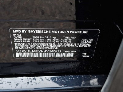 2024 BMW X7 xDrive40i Sports Activity Vehicle