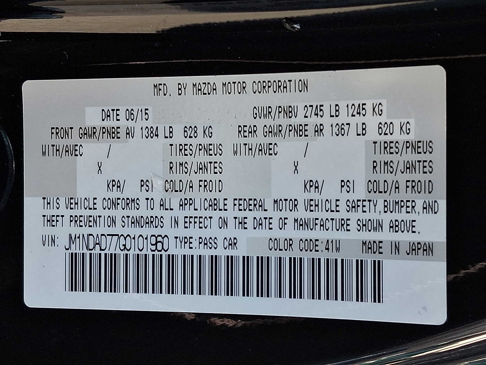 2016 Mazda Mazda MX-5 Miata 2dr Conv Man Grand Touring