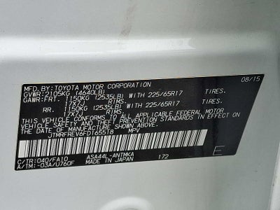 2015 Toyota RAV4 AWD 4dr XLE