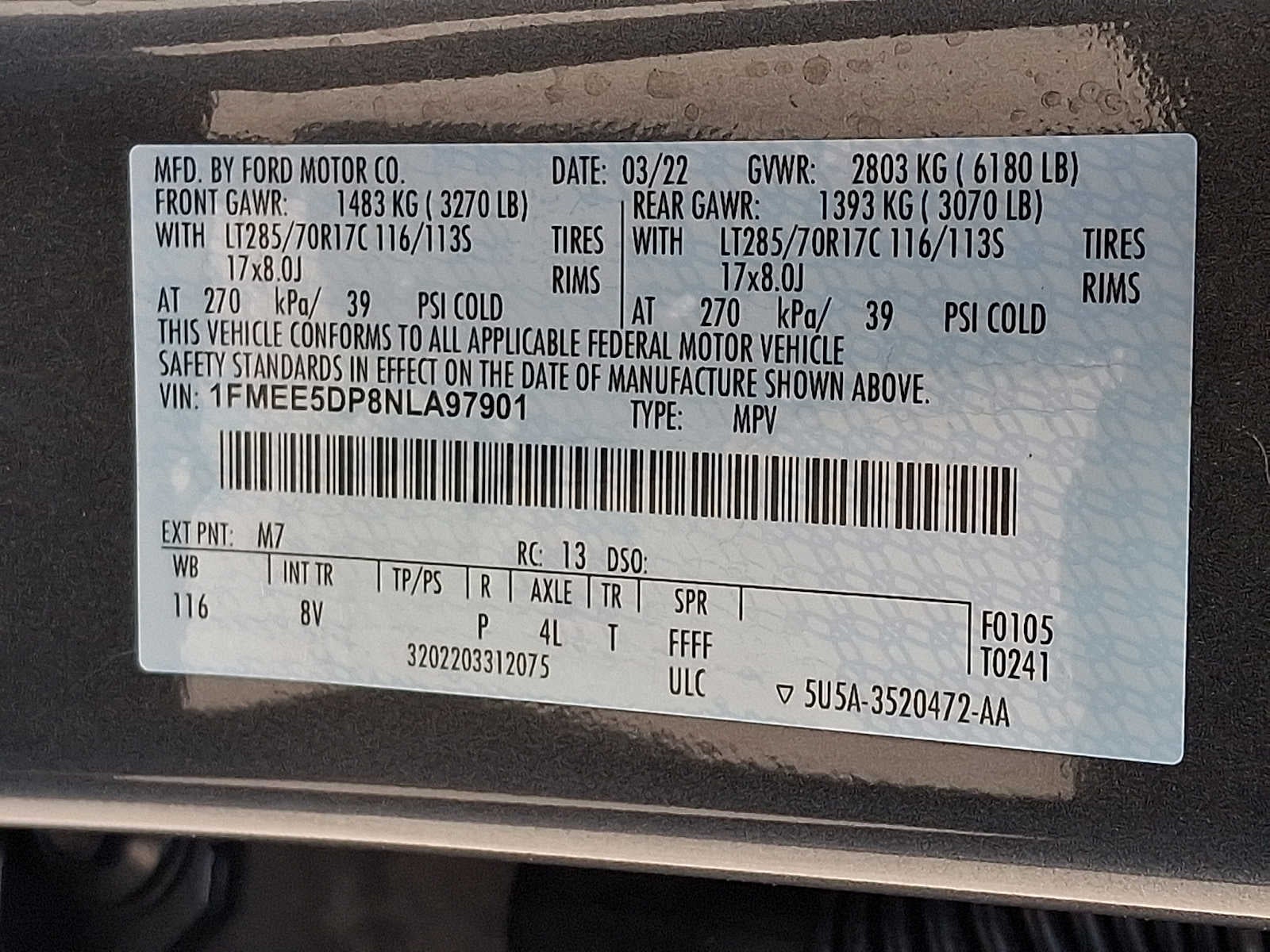 2022 Ford Bronco Badlands 4 Door Advanced 4x4