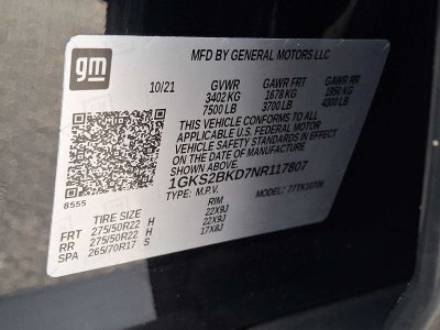 2022 GMC Yukon 4WD 4dr SLT