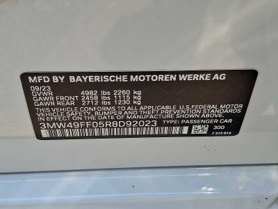 2024 BMW 3 Series M340i xDrive Sedan