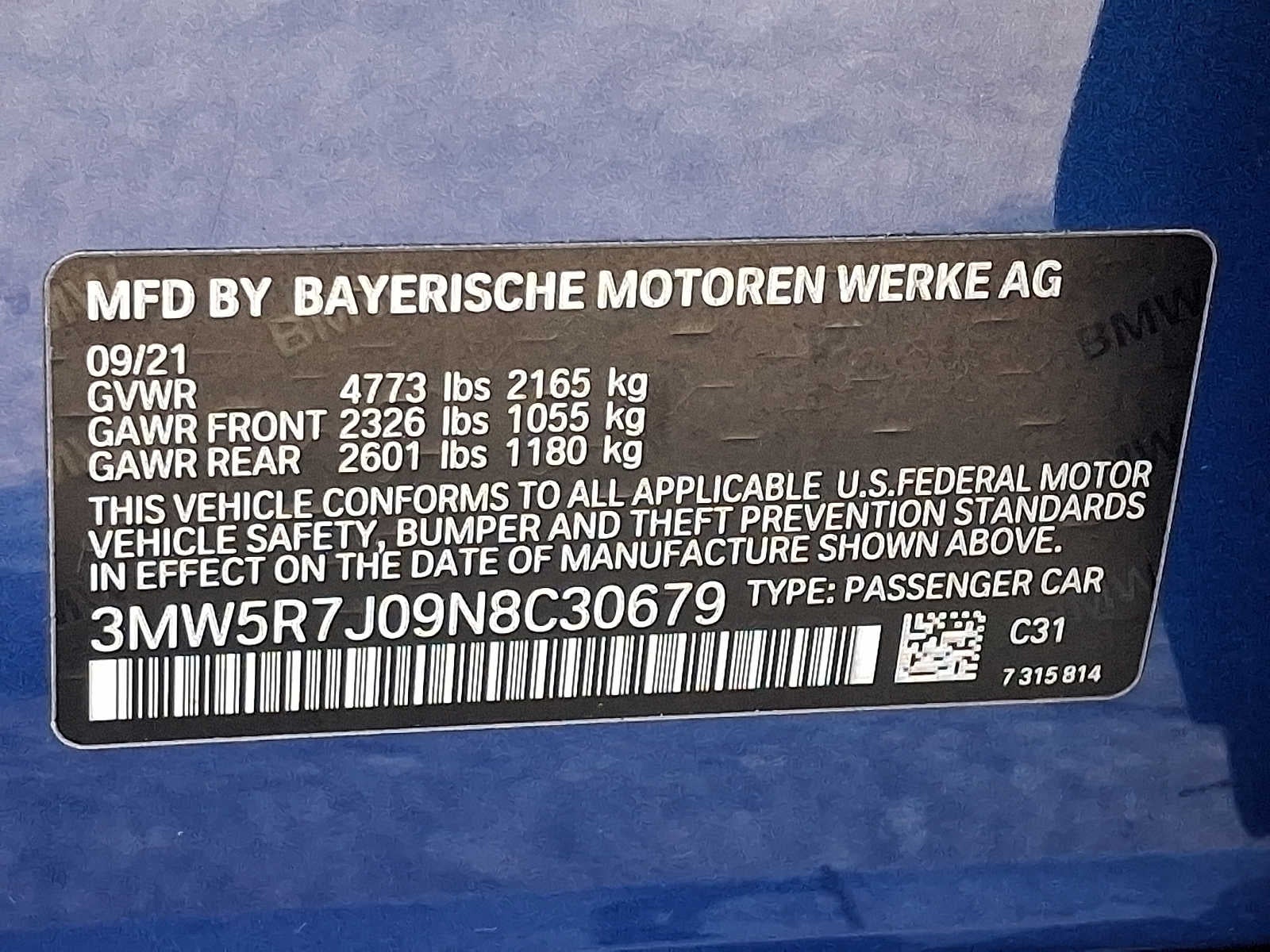 2022 BMW 3 Series 330i xDrive Sedan North America