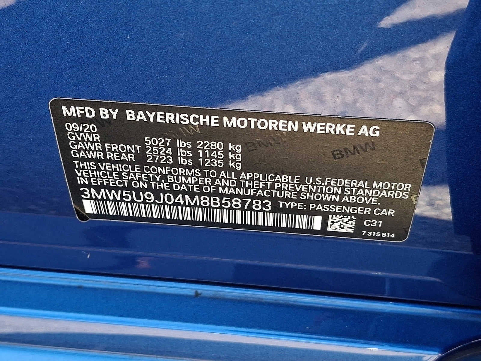 2021 BMW 3 Series M340i xDrive Sedan North America