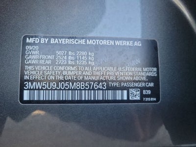 2021 BMW 340i M340i xDrive Sedan North America