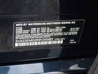 2024 BMW X7 xDrive40i Sports Activity Vehicle