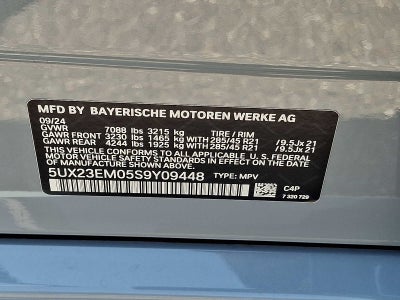 2025 BMW X7 xDrive40i Sports Activity Vehicle