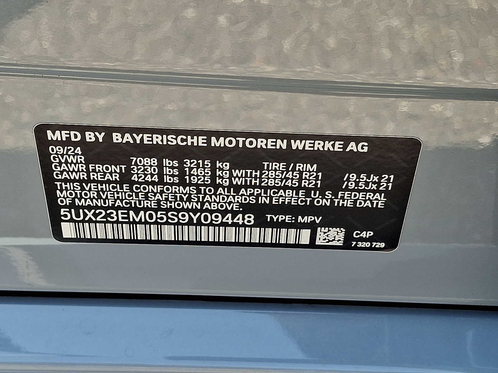 2025 BMW X7 xDrive40i Sports Activity Vehicle