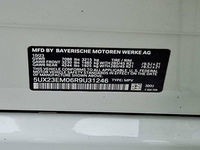 2024 BMW X7 xDrive40i Sports Activity Vehicle
