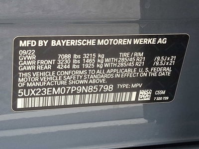 2023 BMW X7 xDrive40i Sports Activity Vehicle