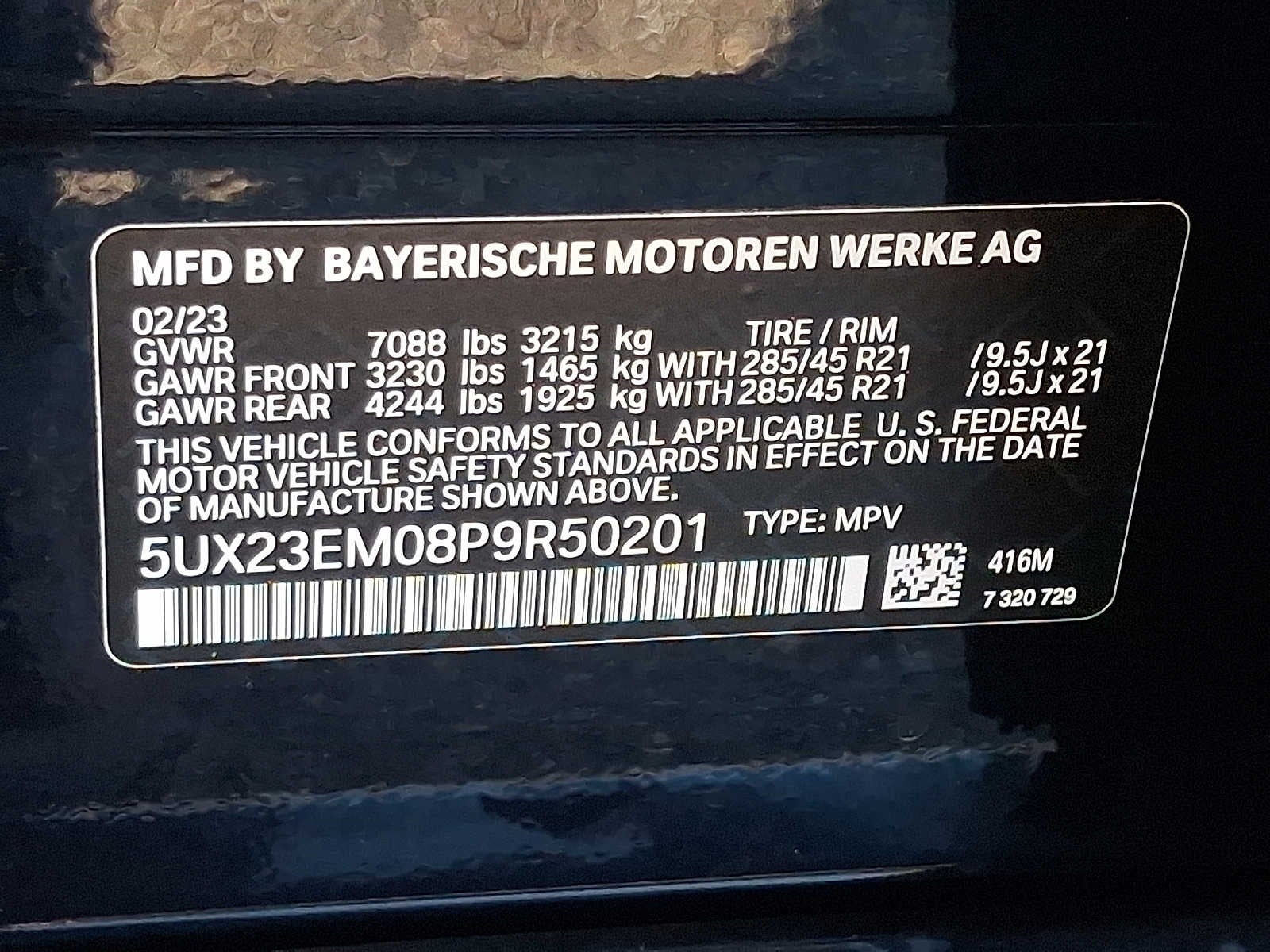 2023 BMW X7 xDrive40i Sports Activity Vehicle