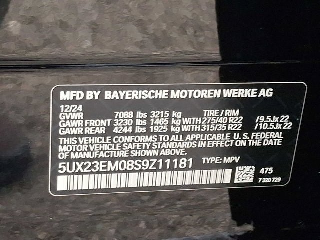 2025 BMW X7 xDrive40i Sports Activity Vehicle