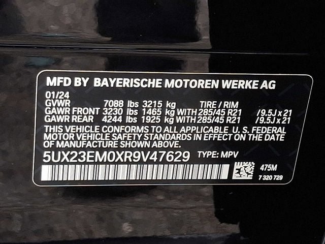 2024 BMW X7 xDrive40i Sports Activity Vehicle