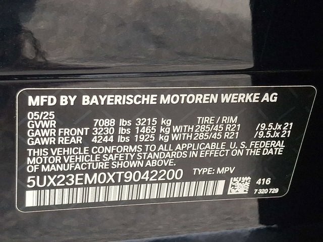 2026 BMW X7 xDrive40i Sports Activity Vehicle