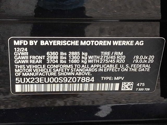 2025 BMW X5 xDrive40i Sports Activity Vehicle