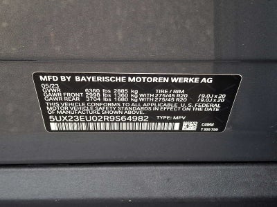 2024 BMW X5 xDrive40i Sports Activity Vehicle