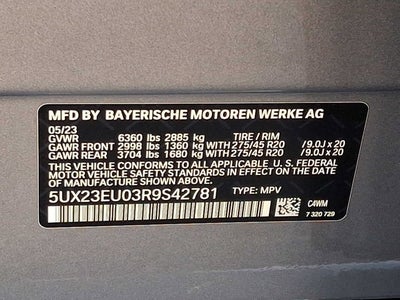 2024 BMW X5 xDrive40i Sports Activity Vehicle