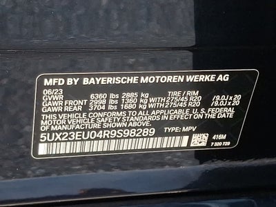 2024 BMW X5 xDrive40i Sports Activity Vehicle