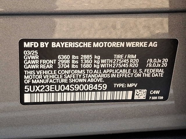 2025 BMW X5 xDrive40i Sports Activity Vehicle