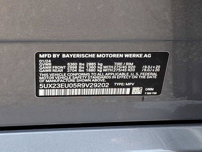 2024 BMW X5 xDrive40i Sports Activity Vehicle