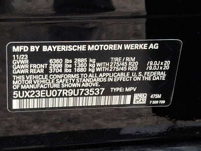 2024 BMW X5 xDrive40i Sports Activity Vehicle