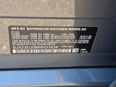 2024 BMW X5 xDrive40i Sports Activity Vehicle