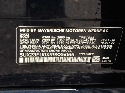 2024 BMW X5 xDrive40i Sports Activity Vehicle