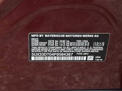 2023 BMW X4 xDrive30i Sports Activity Coupe