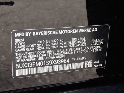 2025 BMW X7 M60i Sports Activity Vehicle