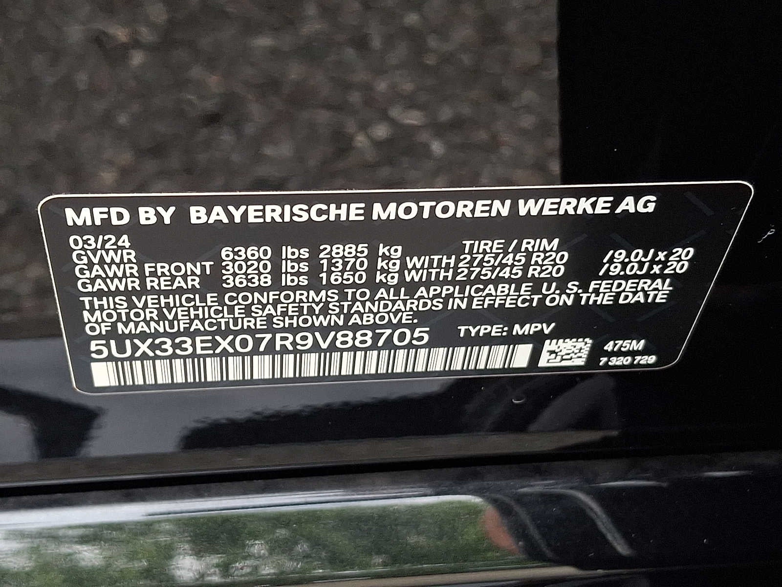 2024 BMW X6 xDrive40i Sports Activity Coupe