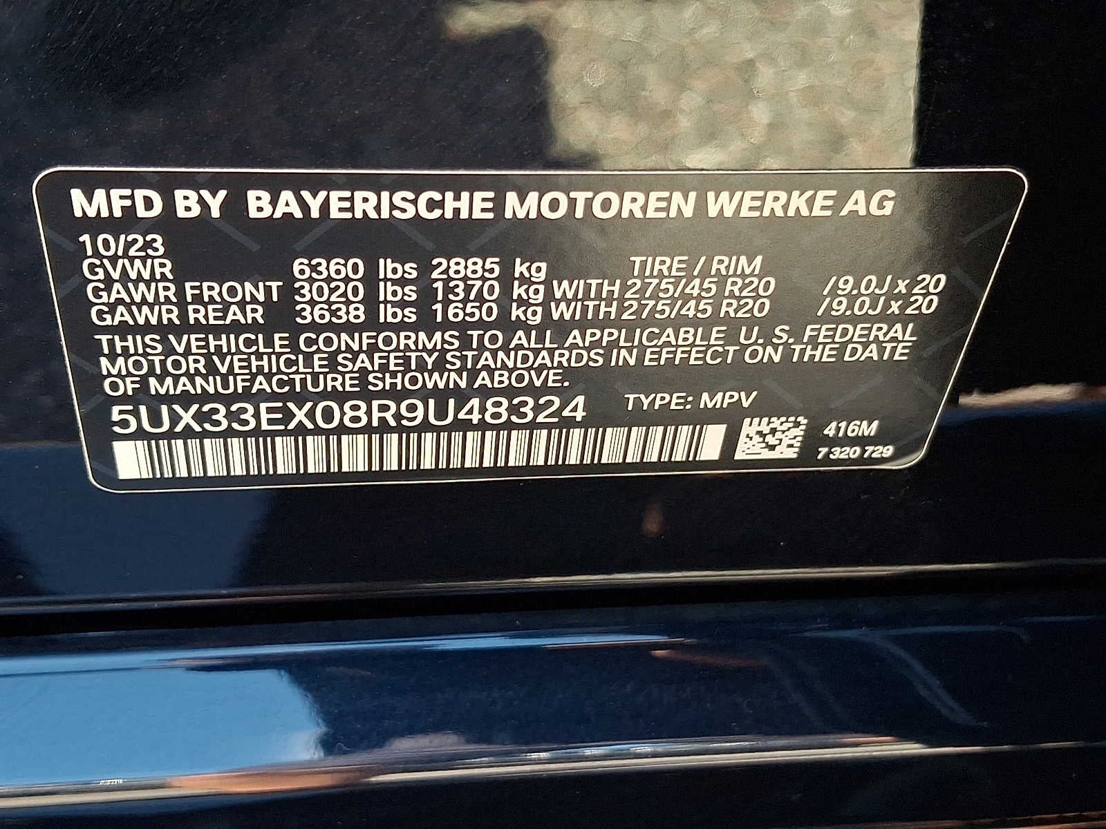 2024 BMW X6 xDrive40i Sports Activity Coupe