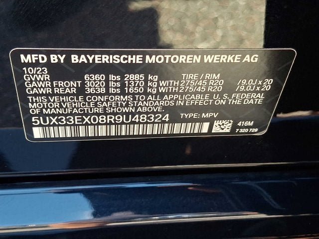 2024 BMW X6 xDrive40i Sports Activity Coupe