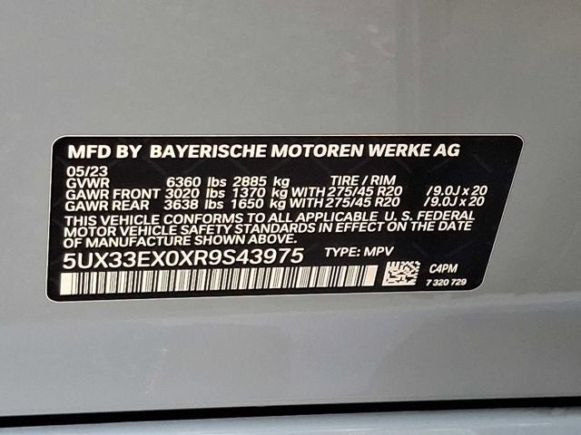 2024 BMW X6 xDrive40i Sports Activity Coupe