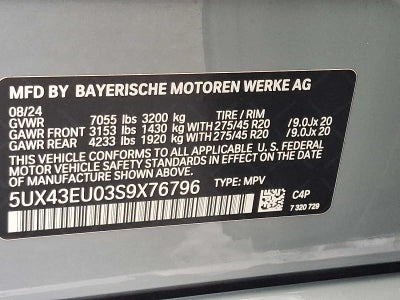 2025 BMW X5 xDrive50e Plug-In Hybrid