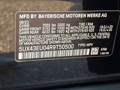 2024 BMW X5 xDrive50e Plug-In Hybrid