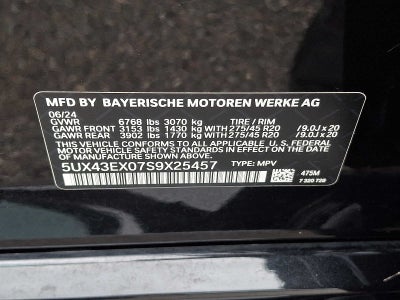 2025 BMW X6 M60i Sports Activity Coupe