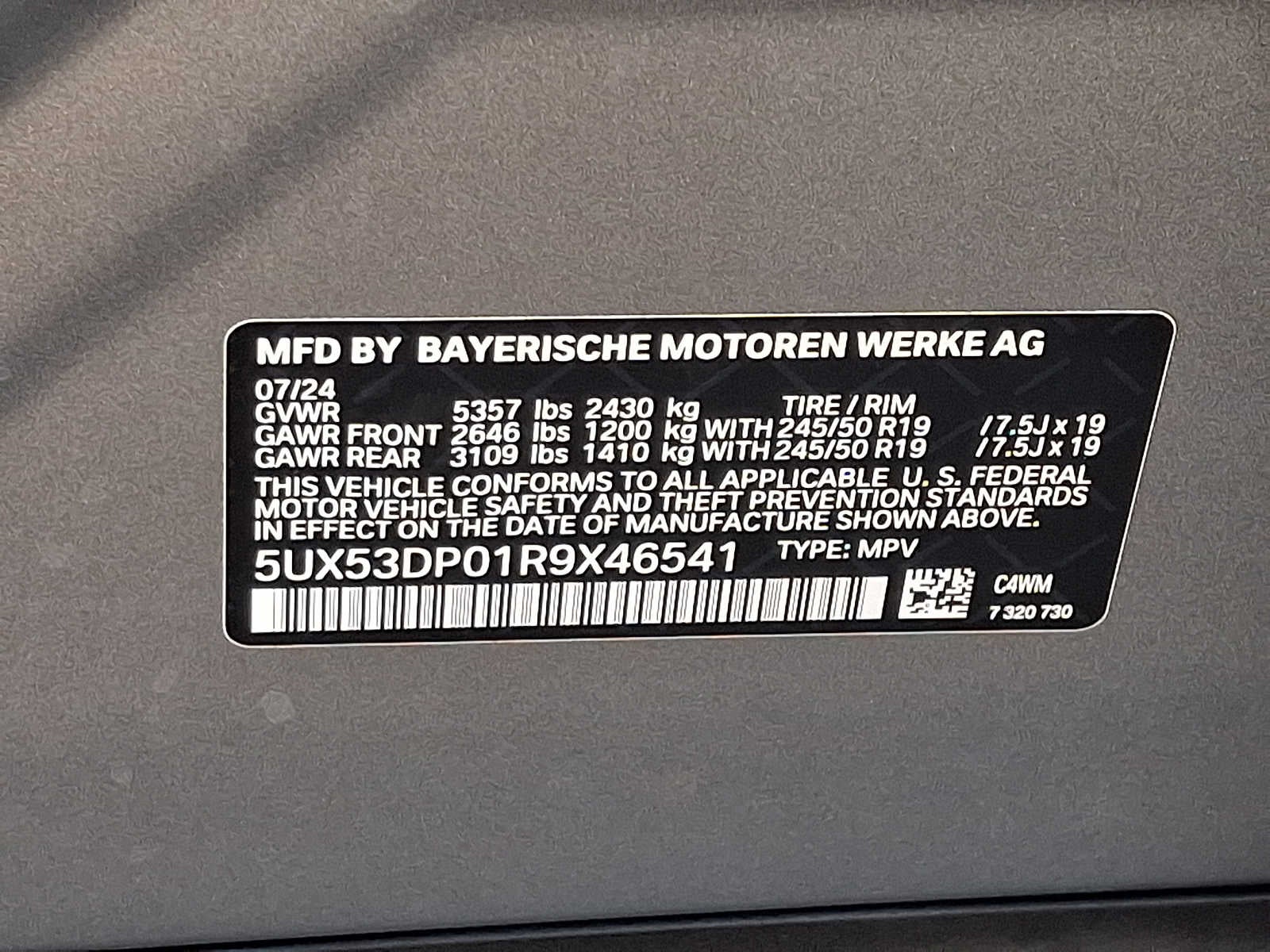 2024 BMW X3 xDrive30i Sports Activity Vehicle
