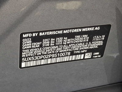 2023 BMW X3 xDrive30i Sports Activity Vehicle