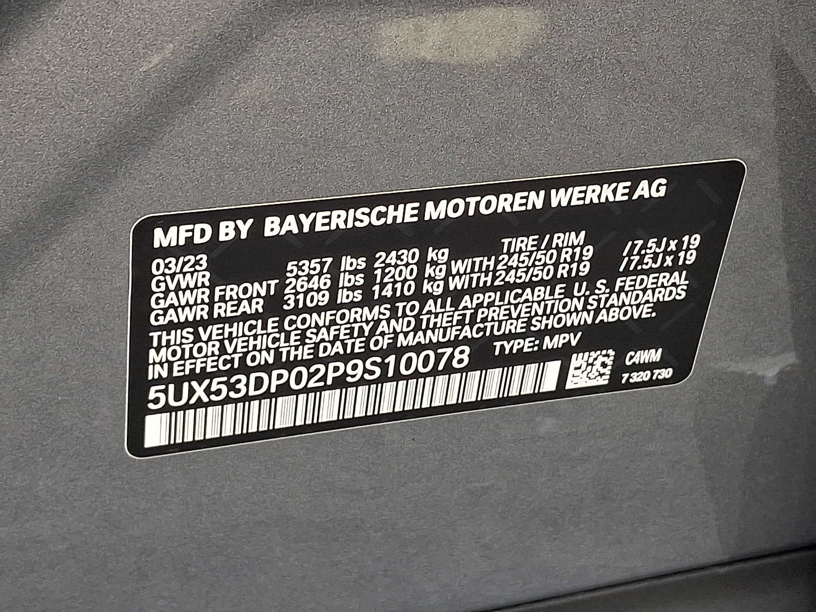2023 BMW X3 xDrive30i Sports Activity Vehicle