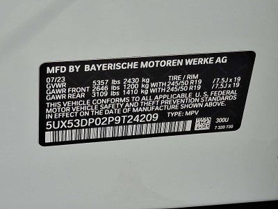 2023 BMW X3 xDrive30i Sports Activity Vehicle