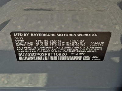 2023 BMW X3 xDrive30i Sports Activity Vehicle