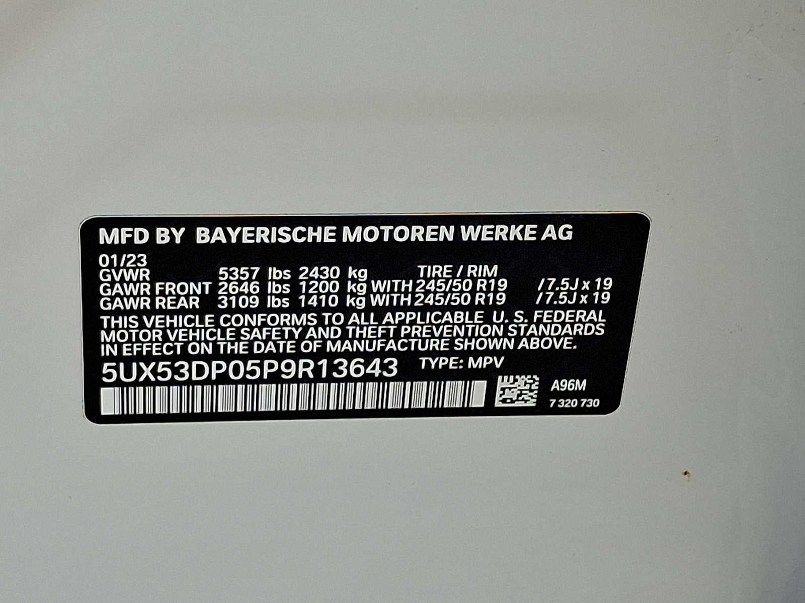 2023 BMW X3 xDrive30i Sports Activity Vehicle