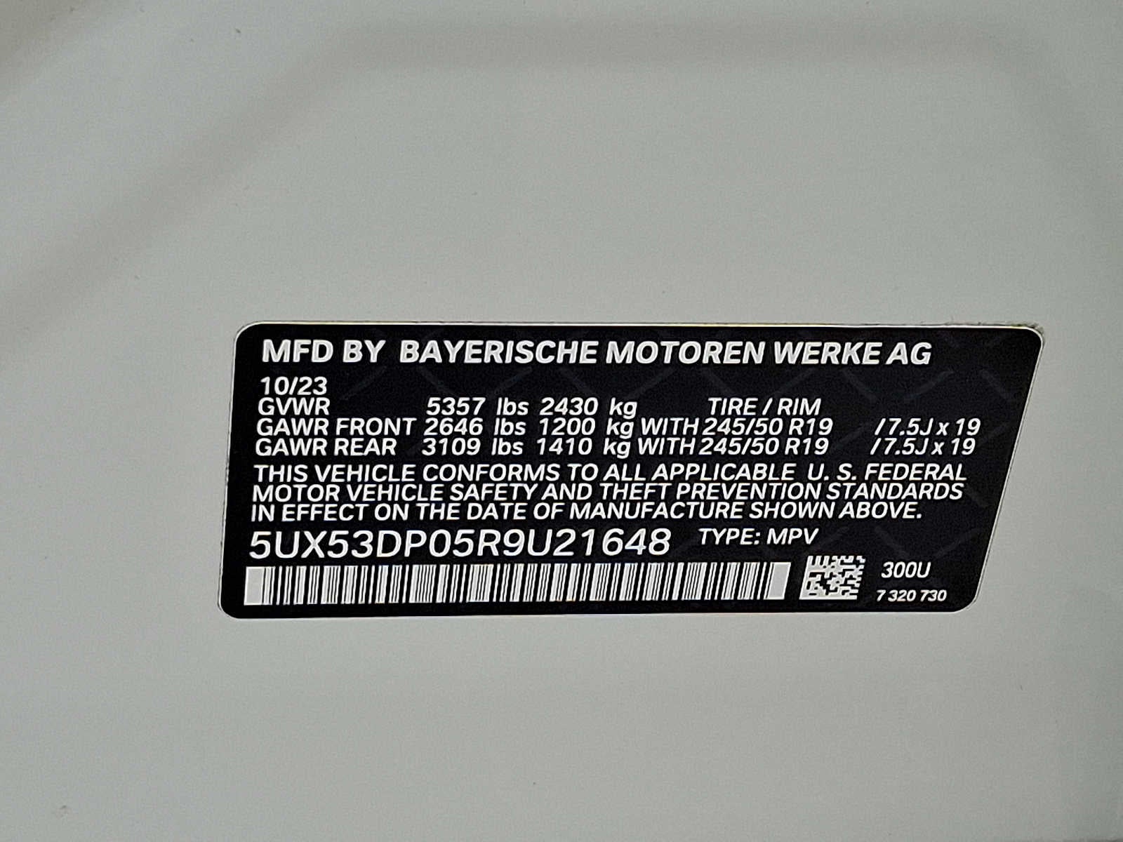 2024 BMW X3 xDrive30i Sports Activity Vehicle