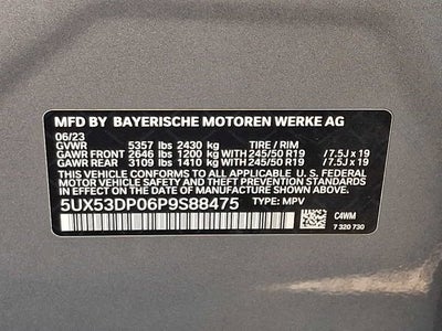 2023 BMW X3 xDrive30i Sports Activity Vehicle