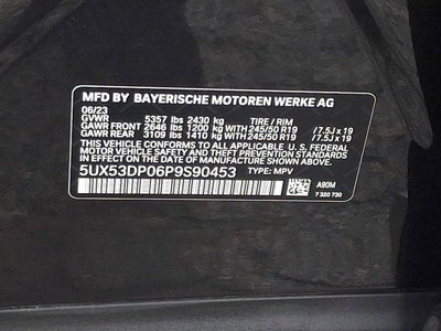 2023 BMW X3 xDrive30i Sports Activity Vehicle