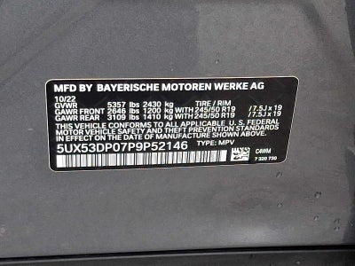 2023 BMW X3 xDrive30i Sports Activity Vehicle