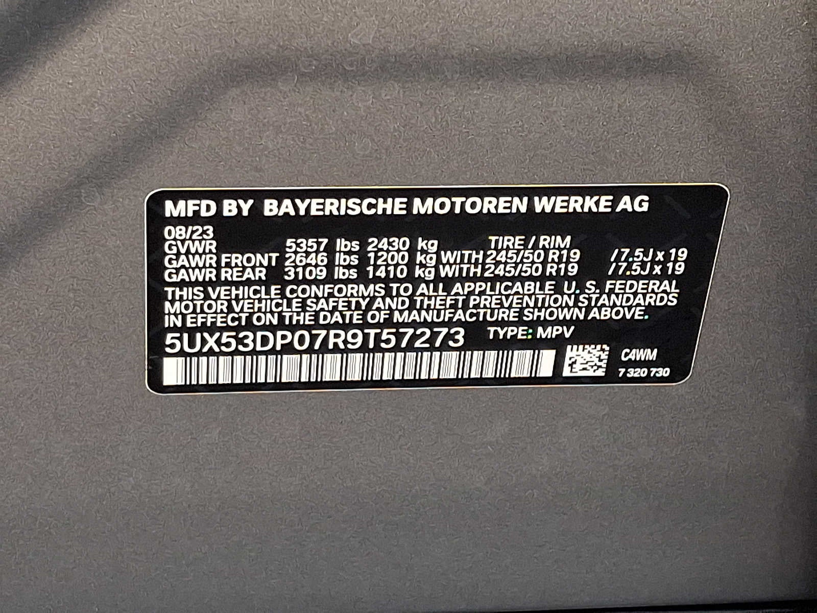 2024 BMW X3 xDrive30i Sports Activity Vehicle