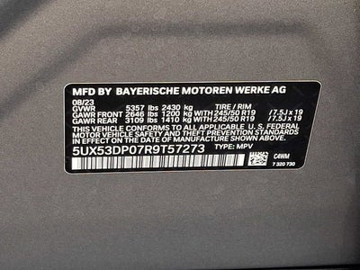 2024 BMW X3 xDrive30i Sports Activity Vehicle